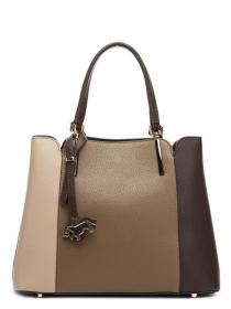 Сумка Labbra L-220403 beige/tiramisu/coffee