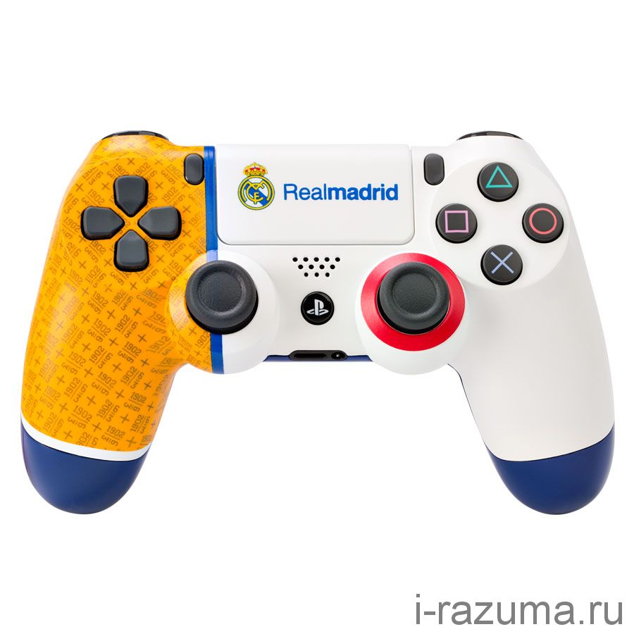 Геймпад SONY Кастомизированный беспроводной контроллер DualShock 4 "Реал Мадрид. 1902" Rainbo