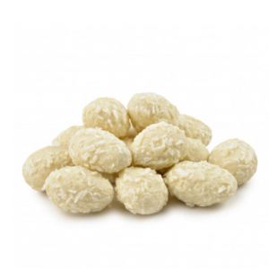 Конфеты драже Rikisima Миндаль и Кокос в белом шоколаде 80 г - Россия / Бельгия