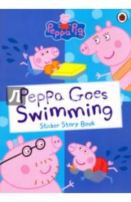 Peppa Pig. Peppa Goes Swimming. Sticker Story Book