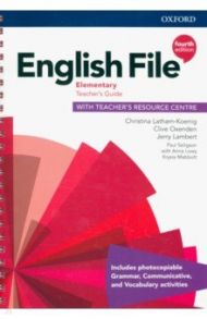 English File. Elementary. Teacher's Guide with Teacher's Resource Centre / Latham-Koenig Christina, Oxenden Clive, Lambert Jerry