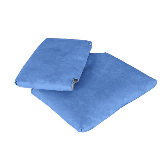 ДСУТ0140-7 Чехол для растущего стула (ткань замша/оксфорд, синий)