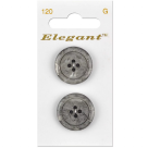 фото Пуговицы ELEGANT BLUMENTHAL LANSING  22 мм цвет серый Италия (565100120)