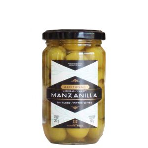 Оливки зеленые без косточек Манзанилья Torre Real Manzanilla Olives 280 г - Испания