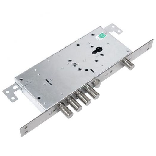 Входная дверь Лабиринт ACUSTIC с зеркалом Панорама Белый софт