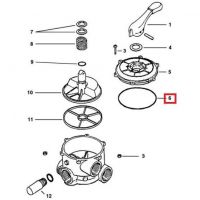 Уплотнительное кольцо под крышку 6-ти поз.вентиля 2" Hayward (SPX0715Z1)