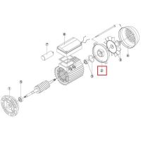 Крышка задняя эл.двиг насоса Kripsol (MEC 112) M2 (RBM1020.62R)