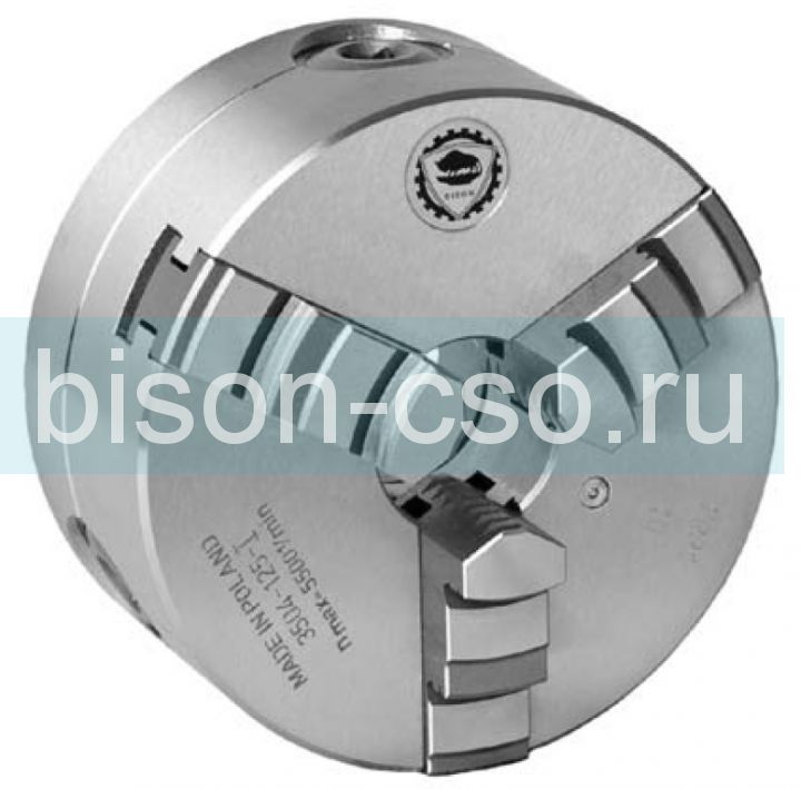 Польский токарный патрон 3504-100-P Bison-bial (класс 1)