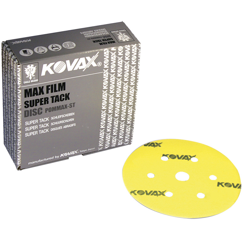 Kovax Абразивный круг Max Film, 125мм., P600, 7 отверстий, в упаковке 50шт.