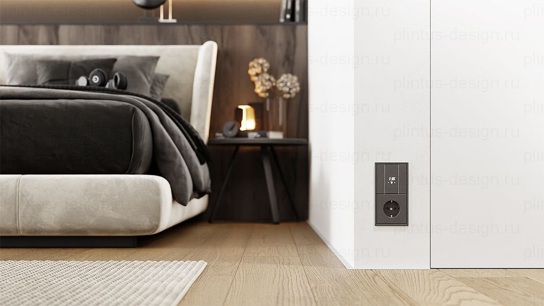 Микроплинтус ФЕСО 11 мм Телегрей 4 RAL 7047