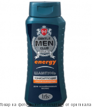 ИРИС MEN Gentlemen club.Шампунь "ENERGY" тонизирующий для ослабл. волос 400мл