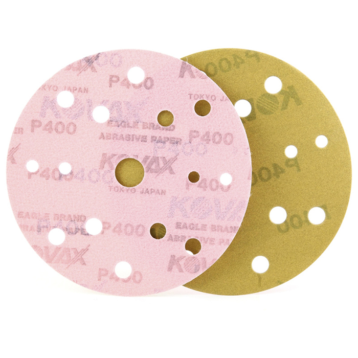 Kovax Абразивный круг Premium New, 152мм., P400, 15 отверстий, в упаковке 50шт.