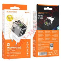 Сетевое зарядное устройство Borofone ( BA80A ) PD+QC 3.0