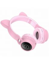Беспроводные наушники Hoco W27, розовые