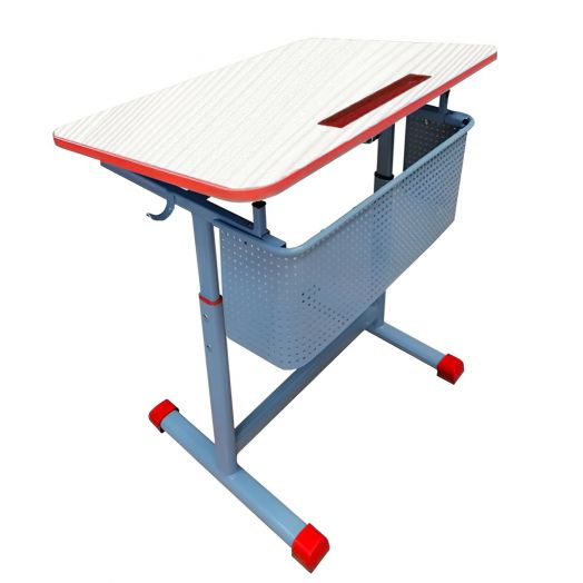 ЛСОШ-12 Стол ученический 1-местный регулируемый по высоте и наклону столешницы (ЛДСП Сосна)