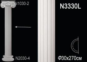 Ствол Полуколонны Perfect N3330L 270x30 см /Перфект.