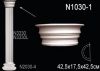 Капитель Колонны Perfect N1030-1W 42.5x17.5x42.5 см /Перфект.