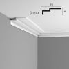 Карниз Гладкий Orac Decor С391 Д200xШ16xВ6 см Лепнина из Полиуретана / Орак Декор.