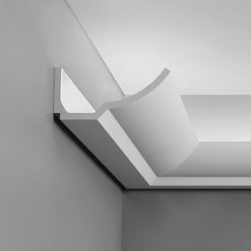 Карниз для Скрытого Освещения Orac Decor C351 Д200xШ17.3xВ7.4 см Лепнина из Полиуретана / Орак Декор.