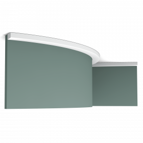 Карниз Гладкий Гибкий Orac Decor SX194F Д200xШ1xВ2 см Лепнина / Орак Декор.