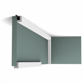 Карниз Гладкий Orac Decor PX164 Д200хШ3хВ2.4 см Лепнина из Дюрополимера / Орак Декор.