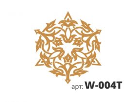 Печать-Штамп STMDECOR ОРНАМЕНТ КРУГЛЫЙ W-004T d160 мм.