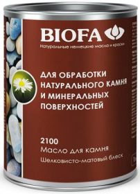 Масло для Камня Biofa 2100 10л Шелковисто-Матовое, Бесцветное для Внутренних Работ / Биофа 2100.