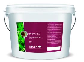 Краска для Стен 10л Biofa Примазол 3011 Белая, Шелковисто-Матовая для Внутренних Работ / Биофа Примазол.