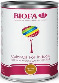 Цветное Масло для Интерьера Biofa Золото 8521-02 0.375л для Внутренних Работ / Биофа 8521-02.