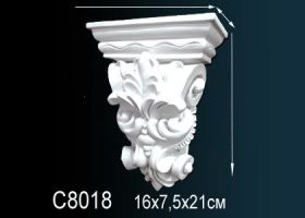 Консоль Perfect C8018 16x7.5x21 см /Перфект.