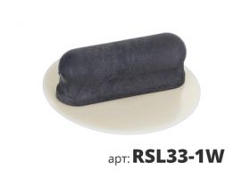 Мини-Кельма Пластиковая, Круглая Stmdecor RSL33-1W Белая.*