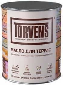Масло для Террас Torvens 1л Грецкий Орех с Повышенным Содержанием Воска / Торвинс.