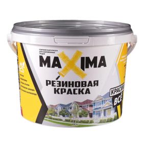 Резиновая Краска Maxima 11 кг №102 - Перец Универсальная для Внутренних и Наружных Работ / Максима.