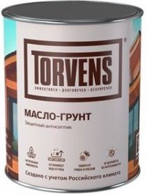 Масло-Грунт Torvens 1л Кокос Защитный Антисептик  для Деревянных Фасадов / Торвинс.