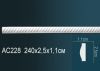 Молдинг Perfect AC228F Гибкий Д240xШ1.1xВ2.5 см /Перфект.