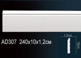 Молдинг Perfect AD307 Д240xШ1.2xВ10 см /Перфект.