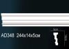 Молдинг Perfect AD348 Д244xШ5xВ14 см /Перфект.