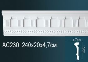 Молдинг Perfect AC230 Д240xШ4.7xВ20 см /Перфект.