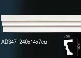 Молдинг Perfect AD347 Д240xШ7xВ14 см /Перфект.