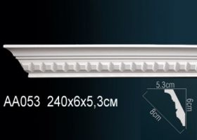 Карниз Потолочный Perfect AA053 Д240xШ5.3xВ6 см /Перфект.
