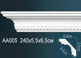 Карниз Потолочный Perfect AA005 Д240xШ6.5xВ5.5 см /Перфект.