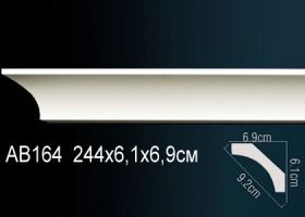 Карниз Потолочный Perfect AB164 Д240xШ6.9xВ6.1 см /Перфект.