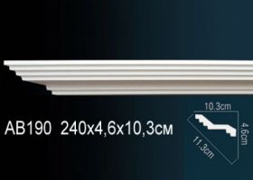 Карниз Потолочный Perfect AB190 Д240xШ10.3xВ4.6 см /Перфект.