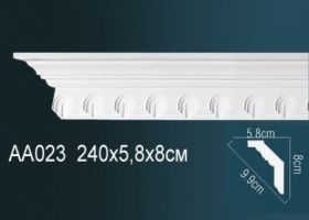 Карниз Потолочный Perfect AA023 Д240xШ5.8xВ8 см /Перфект.