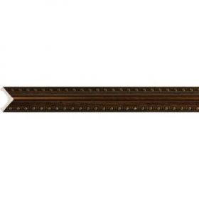 Багет Cosca Угол 25 Красное Дерево С Золотом C1025/1084 Д2400хШ25хТ25 мм / Коска.