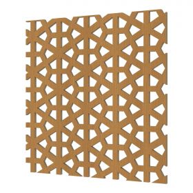 Перфорированная Панель Cosca Кристалл ХДФ Дуб В1030хШ695 мм / Коска.