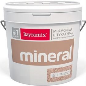 Декоративная Мраморная Штукатурка Bayramix Mineral Saftas 309 15кг Средняя Фракция 0,7-1,2 мм на Основе Натуральных Цветов / Байрамикс Минерал Сафташ.