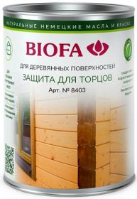 Средство для Защиты Торцов Biofa 8403 10л 8451-1005 Белый Быстросохнущее / Биофа 8403.