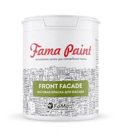 Краска Фасадная Fama Paint Front Facade 0.3л Фламинго FD3A-050 Матовая Акриловая Водно-Дисперсионная / Фама.