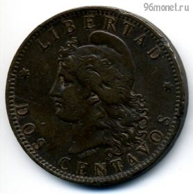 Аргентина 2 сентаво 1891